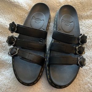 Dr. Martens Blaire Flower Leather Sandals